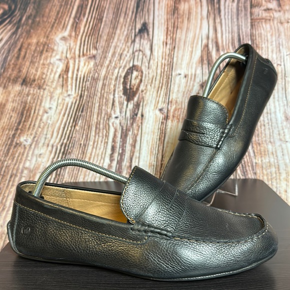 Born Other - Born Pebble Leather Slip On Penny Loafers Mens Sz 10M